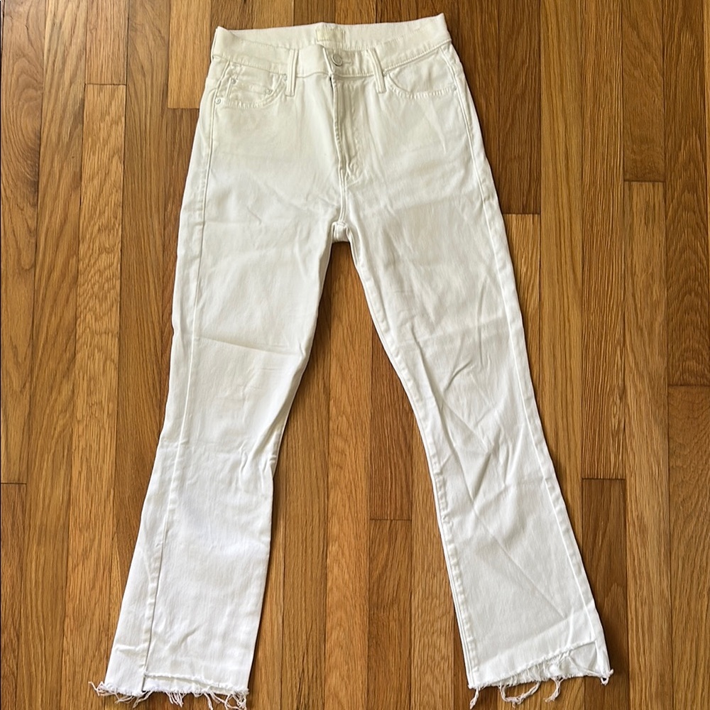 MOTHER Insider Crop Step Fray Jeans